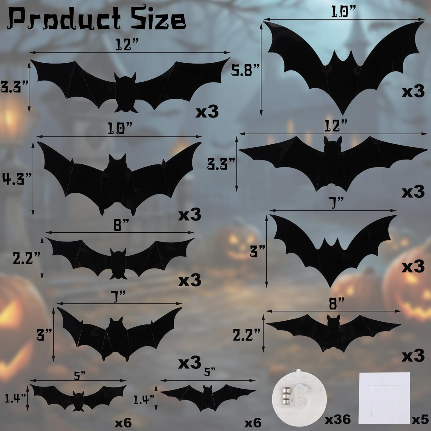 NightWings™ - Glow Bats